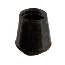 Shepherd Hardware 9746 Furniture Leg Tip, Round, Rubber, Black