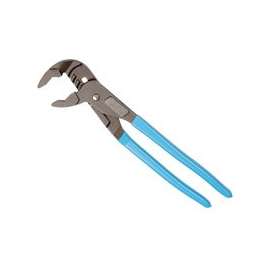 CHANNELLOCK GRIPLOCK GL12 Tongue and Groove Plier, HCS Jaw, 12-1/2 in OAL, Blue Handle