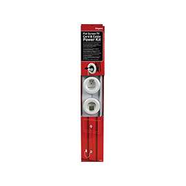 Legrand Wiremold CMK70 Cord and Cable Power Kit, Low Voltage Cable, White