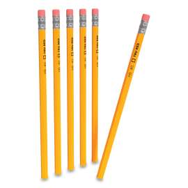 Wooden Pencil, HB (#2), Black Lead, Yellow Barrel, 72/Pack