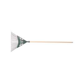 UnionTools 64025 Leaf Rake, 22-Tine, 64-5/8 in OAL, Steel Tine, Hardwood Handle