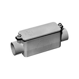 Carlon E987D-CTN Rigid Conduit Body, Gray