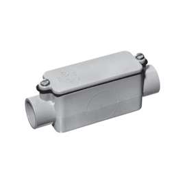 Carlon E987F-CAR Rigid Conduit Body, Gray