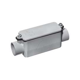 Carlon E987J-CAR Rigid Conduit Body, Gray