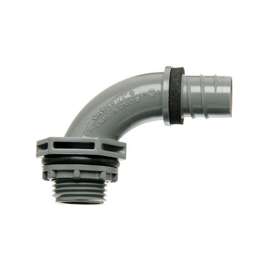 Carlon LN20FA-CAR Liquidtight Conduit Elbow, NPT, Gray