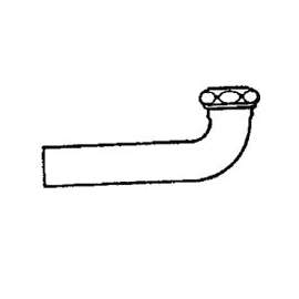 Keeney PP1625RB Waste Arm, 1-1/2 in Slip Joint