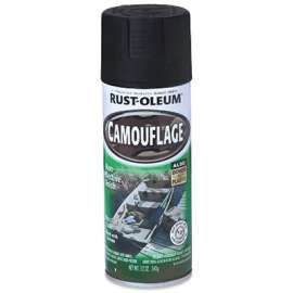 12OZ Camo BLK Spr Paint