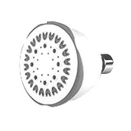 Whedon RAI732-42 Massage Shower Head, 1/2 in Female, ABS