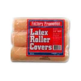 Linzer B2383 Paint Roller Cover, All Paints Paint, 3/8 in Thick Nap, Polyester Cover