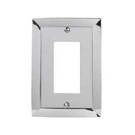 Amerelle 61RCH Rectangular Wallplate, 1-Gang, Metal