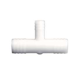 Anderson Metals 53725-1208 Reducing Union Tee, 3/4 x 3/4 x 1/2 in Barb, Nylon