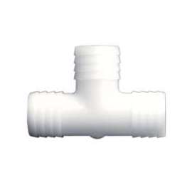 Anderson Metals 53724-16 Hose Tee, 1 in Barb, 150 psi, Nylon