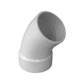 GENOVA 700 Series 72740 Street Pipe Elbow, 4 in Hub Spigot, 45 deg