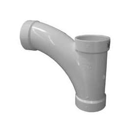 GENOVA 72520 Pipe Tee-Wye, 2 in Hub, 2 in, 2 in