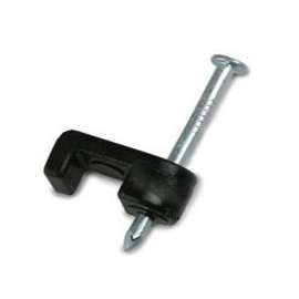 GB PSB-160 Low Voltage Cable Staple, 7/8 in L Leg, Polyethylene, Pack