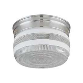 Boston Harbor Dimmable Ceiling Light Fixture, (2) 60/13 W Medium A19/Cfl Lamp, Chrome