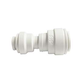 John Guest PP201208WP Reducing Union Connector, 3/8 x 1/4 in
