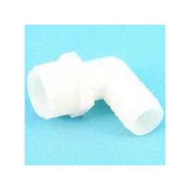 Anderson Metals 53720-0606 Hose Elbow, 3/8 in Barb, 3/8 in MPT, Nylon
