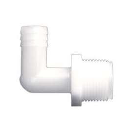 Anderson Metals 53720-1012 Hose Elbow, 5/8 in Barb, 3/4 in MPT, Nylon