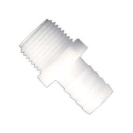 Anderson Metals 53701-1008 Hose Adapter, 1/2 in Barb, 5/8 in MIP, Nylon