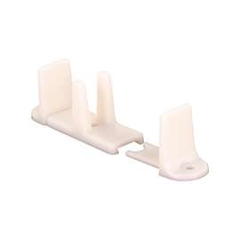 Prime-Line N 6761 Door Floor Guide, Nylon, White, 2, Pack