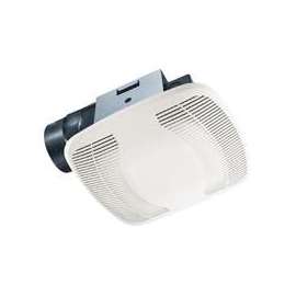 Air King BFQ50 Exhaust Fan, 50 cfm, White, 0.3 A