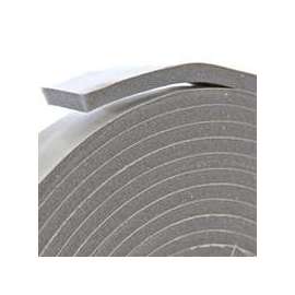 Frost King V444H Foam Tape, 17 ft L, 1/4 in Thick, Vinyl, Gray