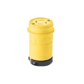 Eaton Wiring Devices L1420C Polarized, Safety Grip, Twistlock Electrical Connector, 125/250 V, 20 A, Thermoplastic