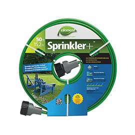 SWAN ELTECV050 Sprinkler Hose, 50 ft L, Rubber