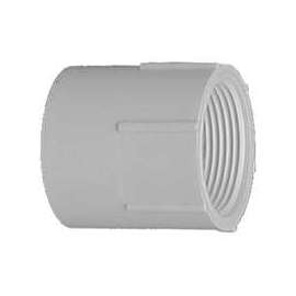 GENOVA 300 Series 30330 Pipe Adapter, 3 in Slip, 3 in FIP, White