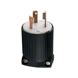Eaton Wiring Devices L530P Twistlock Electrical Plug, 125 V, 30 A, Thermoplastic