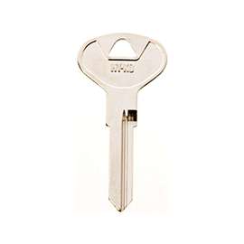 Hy-Ko 11010VW23 Key Blank, Brass, Nickel Plated