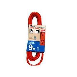 CCI 0872 Extension Cord, 14 AWG, Orange Jacket