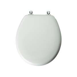 Bemis 44CP-000 Toilet Seat, Round, Wood, White