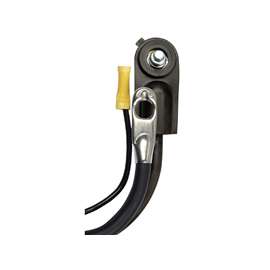 CCI Maximum Energy 32-4L Battery Cable with Lead Wire, 4 AWG, Black Sheath