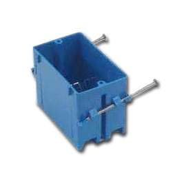 Carlon B120A-UPC Outlet Box, Knockout Cable Entry, 4-Knockout, Captive Nail Mounting, PVC