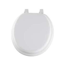 Mayfair 11-000 Toilet Seat, Round, Plastic, White