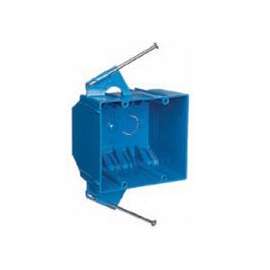 Carlon B232A-UPC Outlet Box, Clamp Cable Entry, Captive Nail Mounting, PVC