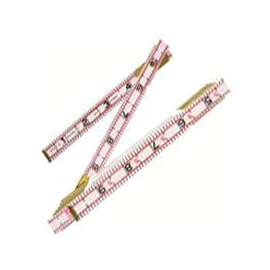 Cresent Lufkin Red End 1066DN Engineer's Scale Wood Rule, SAE, Wood, 6 ft L, White