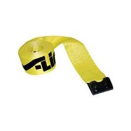 ANCRA 41660-10-30 Winch Strap with Flat Hook, 30 ft L, 3 in W, Polyester