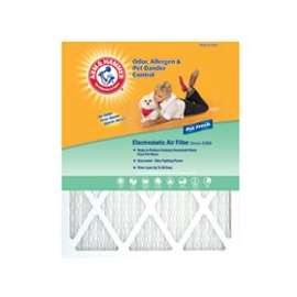 ARM & HAMMER AFAH2024 Enhanced Air Filter, 24 in L, 20 in W, 8 MERV, Synthetic Filter Media