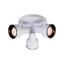 Boston Harbor Ceiling Light Fixture, (3) 75/18 W Medium A19/Cfl Lamp, White