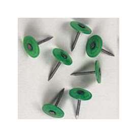 Stinger 0135055 Cap Nail, 1 in L, 12 ga, Flat Head
