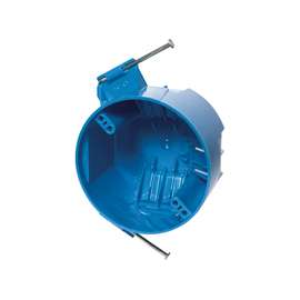 Carlon B520A-UPC Ceiling Box, 1-Gang, Captive Nail Mounting, Polycarbonate