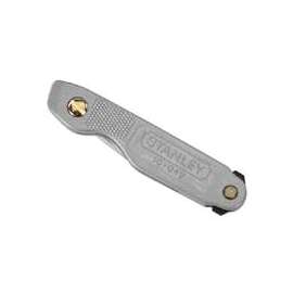 STANLEY 10-049 Pocket Knife, 1-Blade, Gray Handle