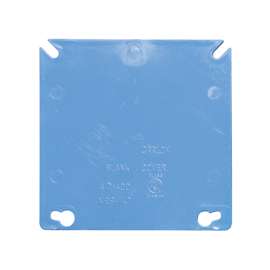 Carlon A400R-CAR Electrical Box Cover, 4 in L, 4 in W, Square, PVC, For B432AR and B418A as Junction Box