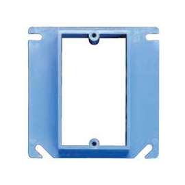 Carlon A410R-CAR Electrical Box Cover, 4 in L, 4 in W, Square, PVC