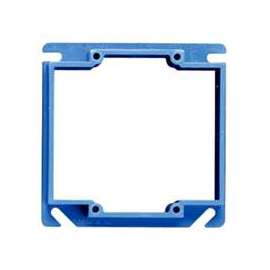 Carlon A420RR Electrical Box Cover, 4 in L, 4 in W, Square, PVC, For Non-Metallic Boxes