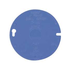 Carlon E460R-CAR Outlet Box Cover, Round, Plastic, For B520, 618 and 620 Ceiling Boxes