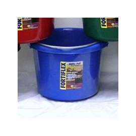 FORTEX-FORTIFLEX 1304840 Utility Pail, Fortalloy Rubber/HDPE, Blue